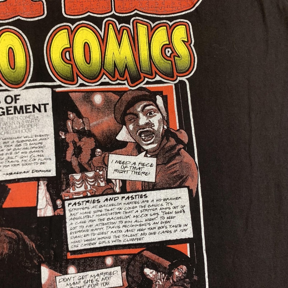 Mad Ghetto Comics Shirt Mens 3XL Black Travis McCoy Graphic‎ Tee Comic Style Y2K - Picture 7 of 16